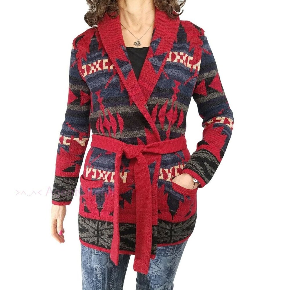 RALPH LAUREN XS/S Cardigan Sweater Jacket Blanket